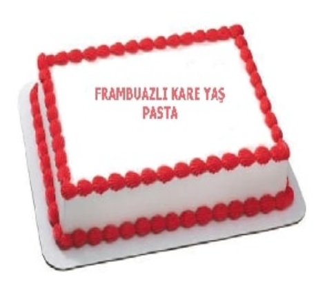 100 Kişilik Frambuazlı Yaş pasta damaklarda iz bırakan benzersiz hafif krema.