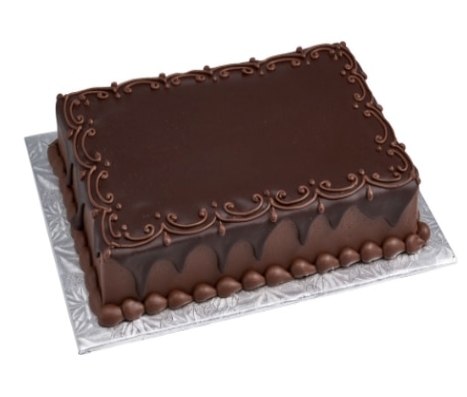 2 Gün Önceden Siparişli 45 Kişilik Çikolatalı Yaş Pasta