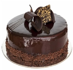 6-9 Kişilik Çikolatalı Yaş Pasta Şef İmzalı Şık